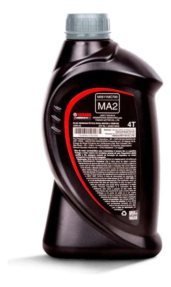 1 Litro Oleo Yamalube Semissintético Sae 10w40 Yamaha