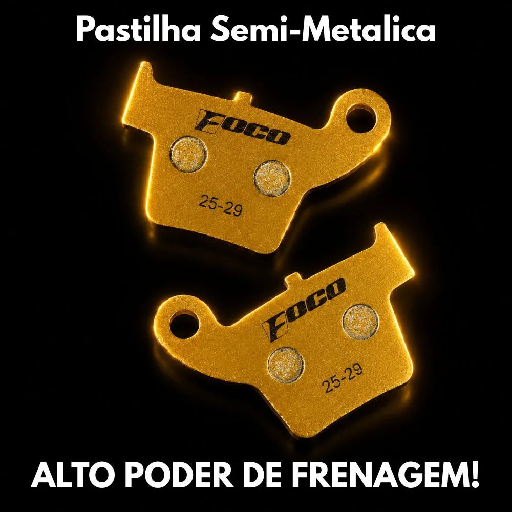 Pastilha Freio Traseiro Crf 300f Crf 250f Crf 250r 450r Foco