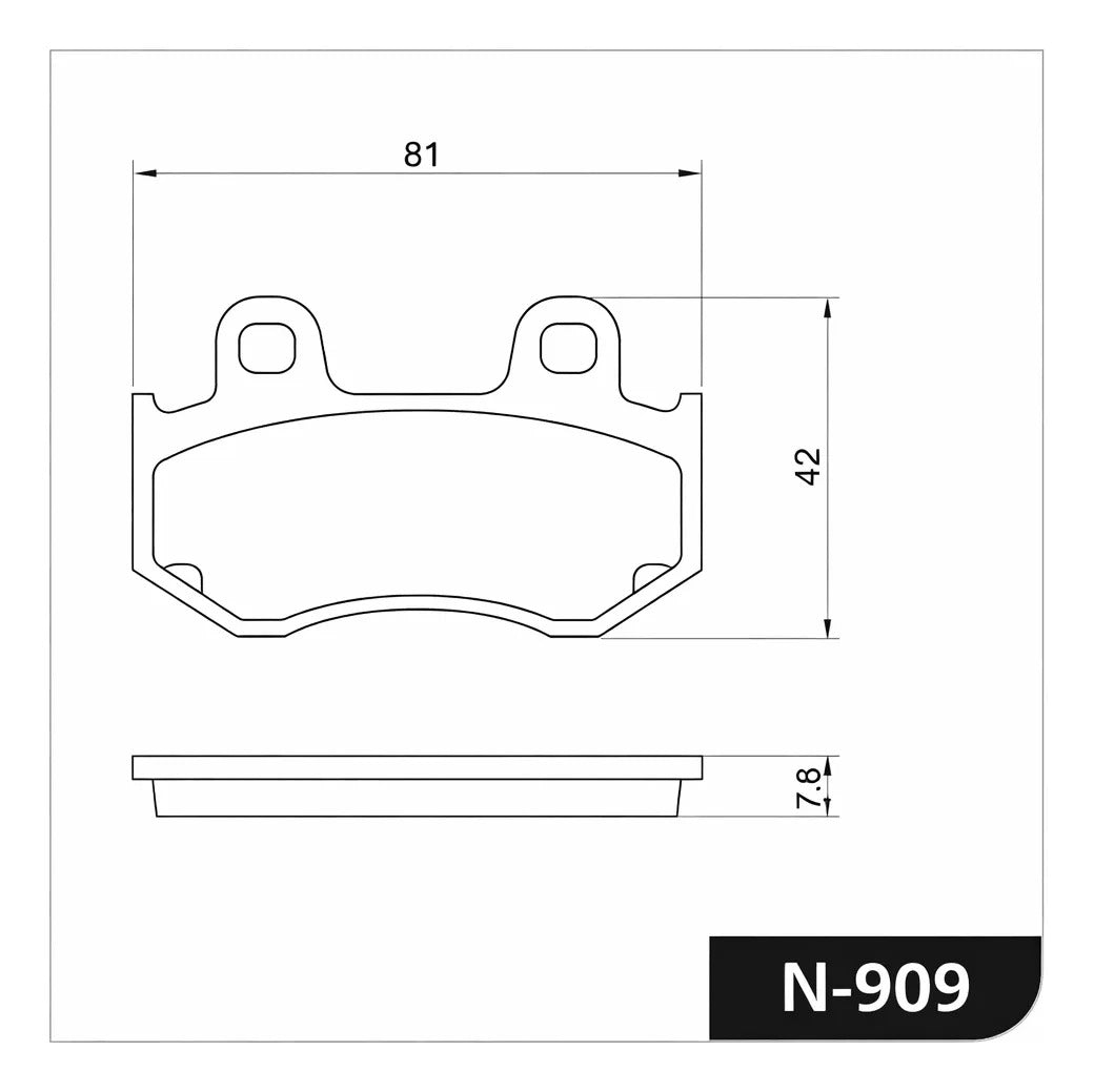 Pastilha Freio Cobreq N909 Honda Elite 125 Original 2019 /26