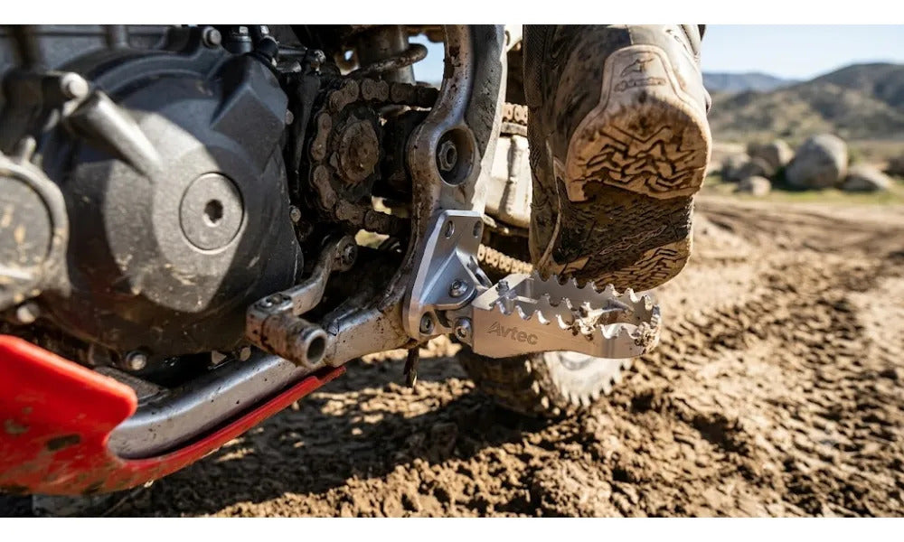 Pedaleira Crf 230/250/ 300 Xr Tornado Xre300+pino Molas Inox