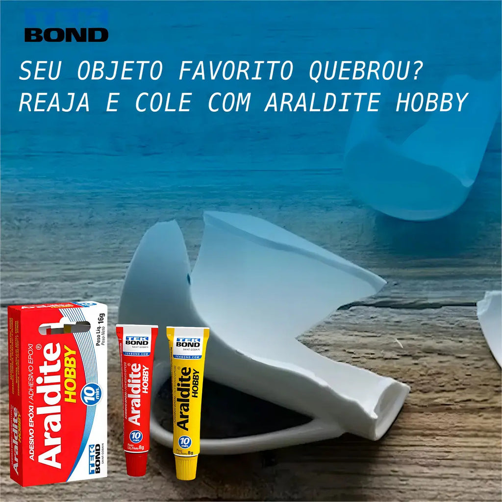 Adesivo Araldite Hobby 16g Tekbond (10min)