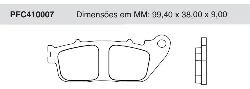 Pastilha Freio Traseira Cofap Para Cb1000r Cb1000rr Fireblad