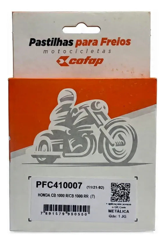 Pastilha Freio Traseira Cofap Para Cb1000r Cb1000rr Fireblad