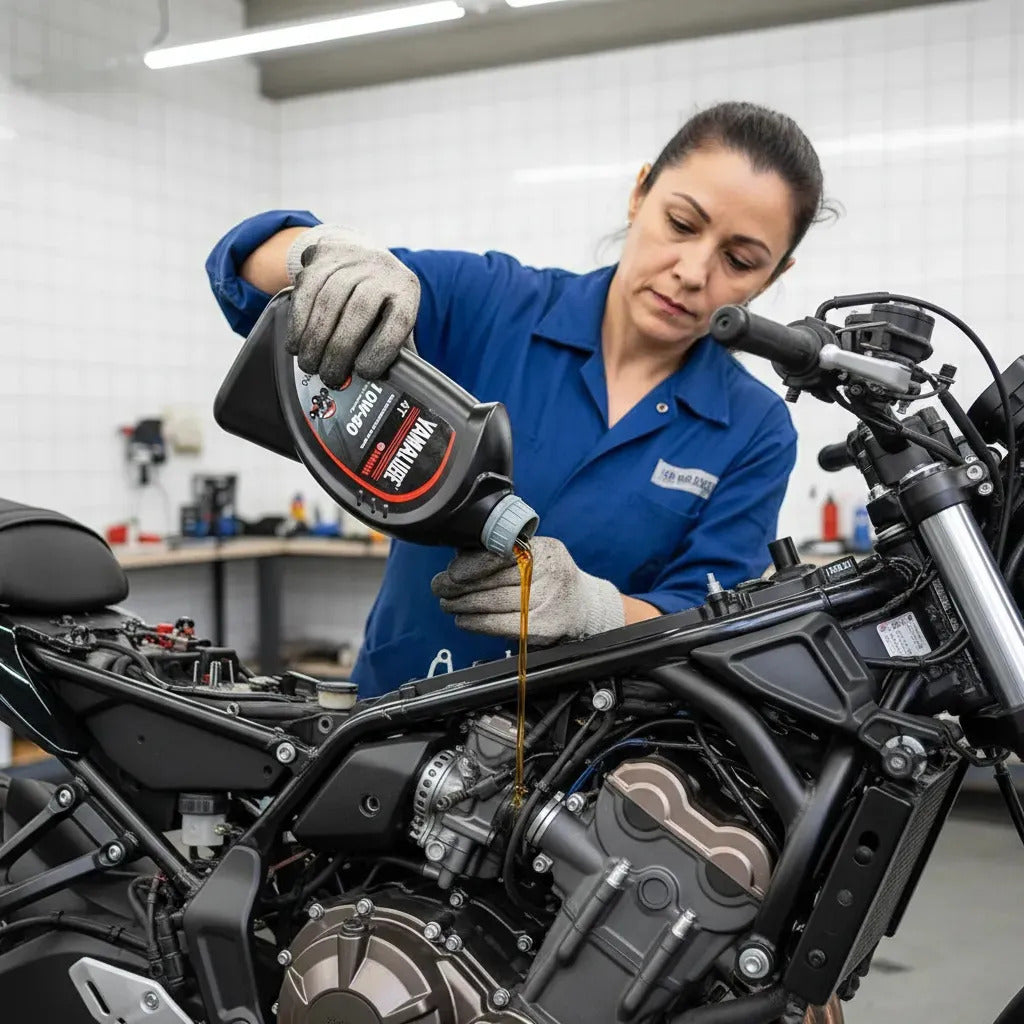 1 Litro Oleo Yamalube Semissintético Sae 10w40 Yamaha