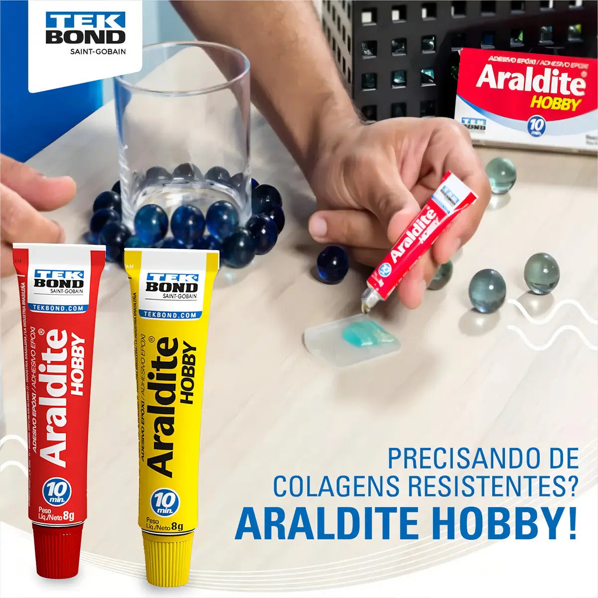 Adesivo Araldite Hobby 16g Tekbond (10min)