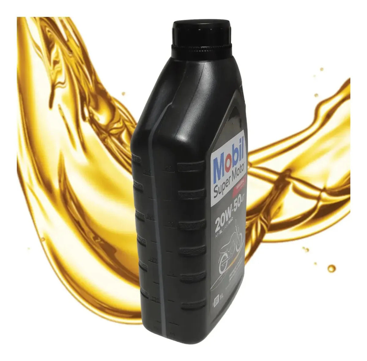 Oleo 20w50 Mobil Super Mineral Para motor de moto 4T 1litro