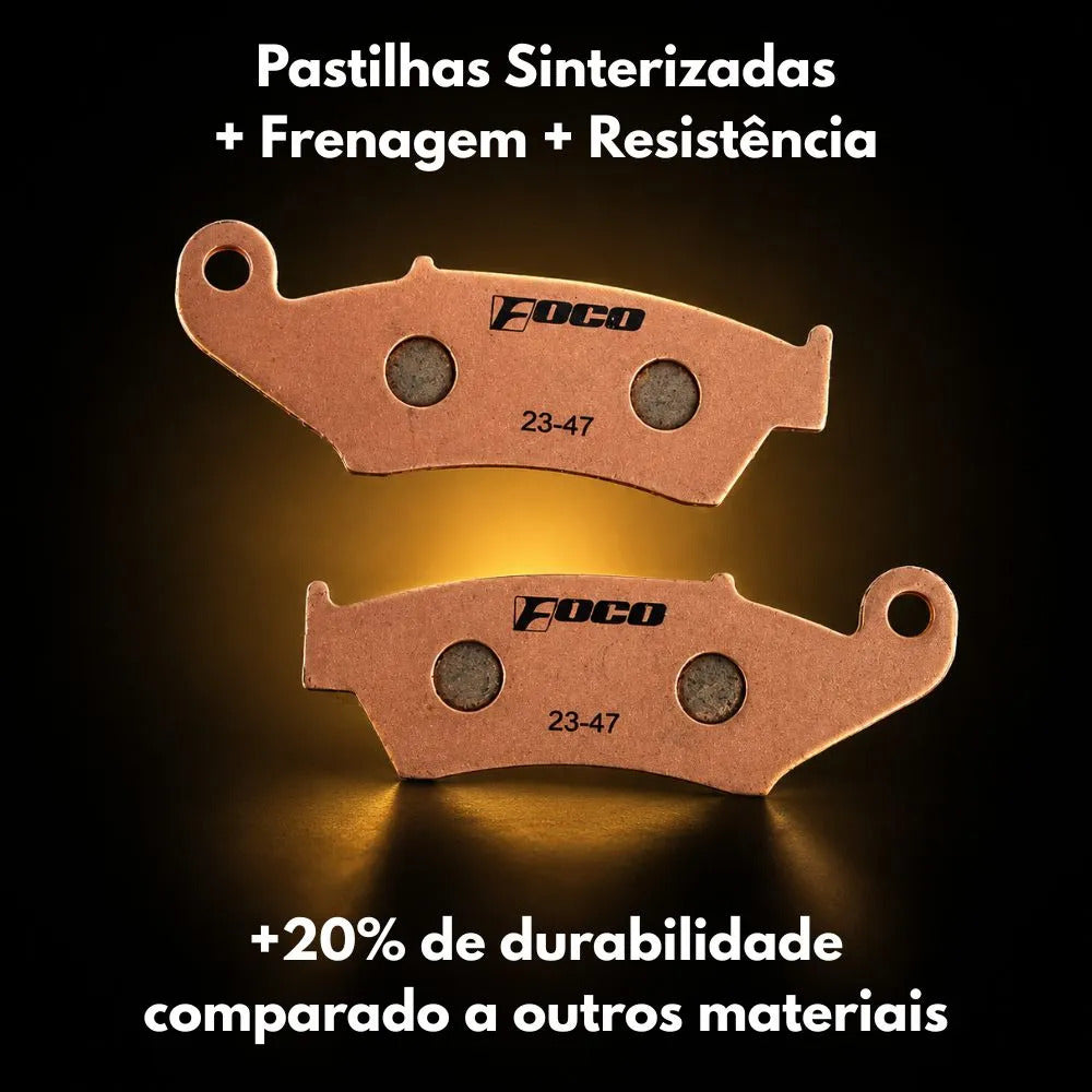 Pastilha Freio Dianteiro Foco Sinterizada Crf 300f Crf 250f