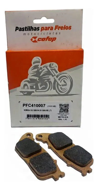 Pastilha Freio Traseira Cofap Para Cb1000r Cb1000rr Fireblad