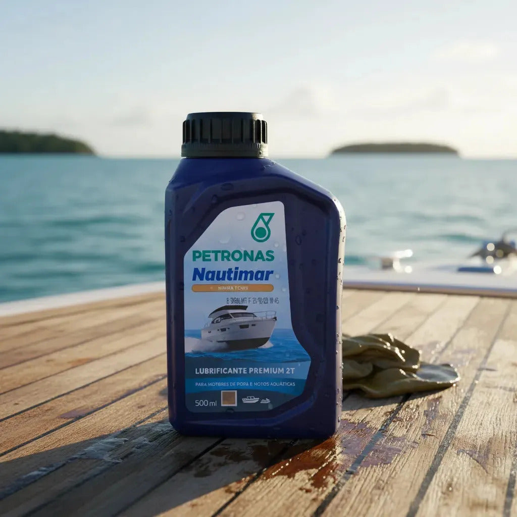 Óleo 2t Petronas Nautimar Tcw3 Motor Popa E Veículo Náutico
