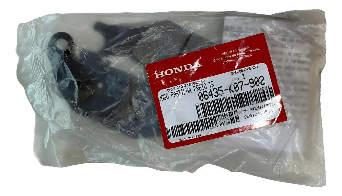 Pastilha Traseira Cg Titan 160 2025-26 100% Original Honda