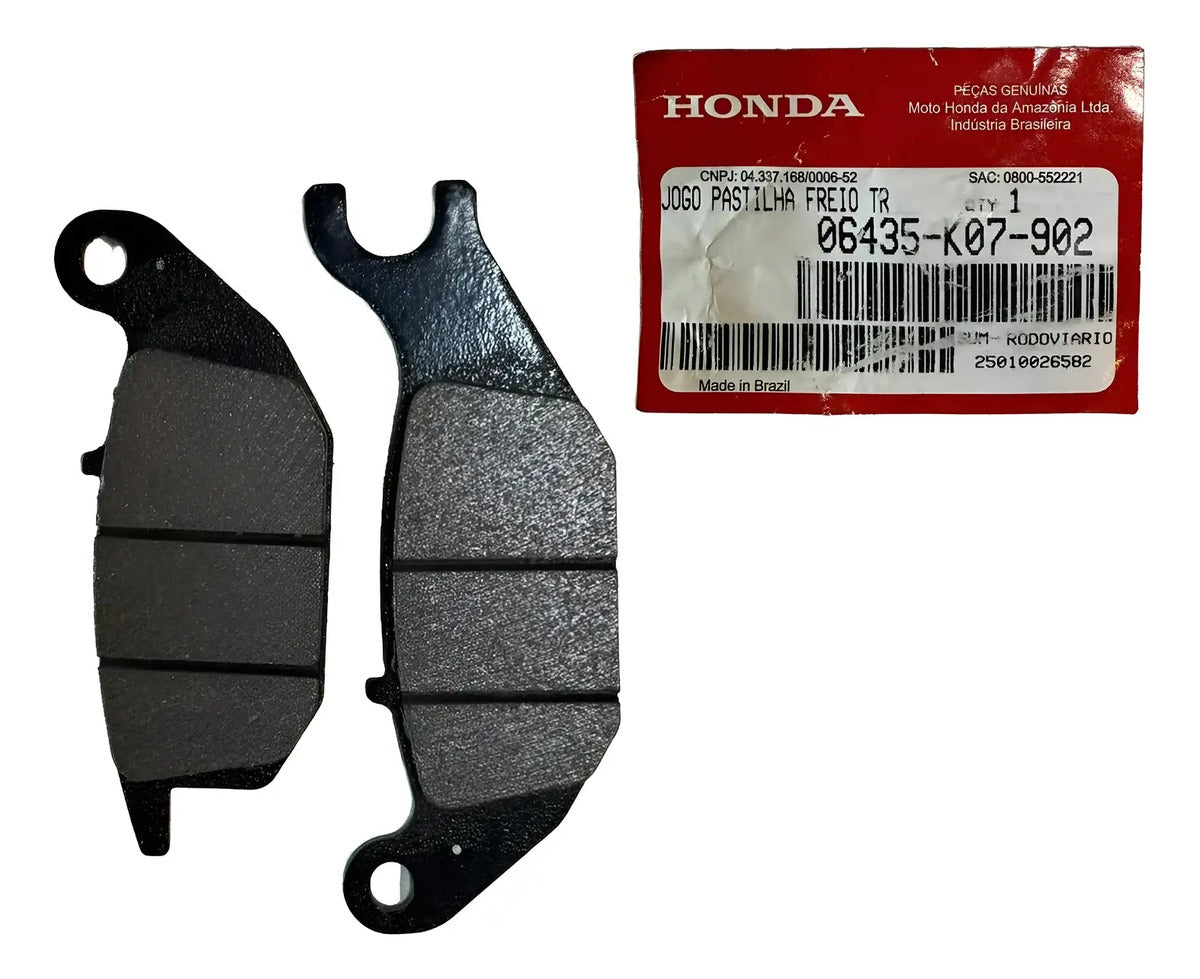 Pastilha Traseira Cg Titan 160 2025-26 100% Original Honda