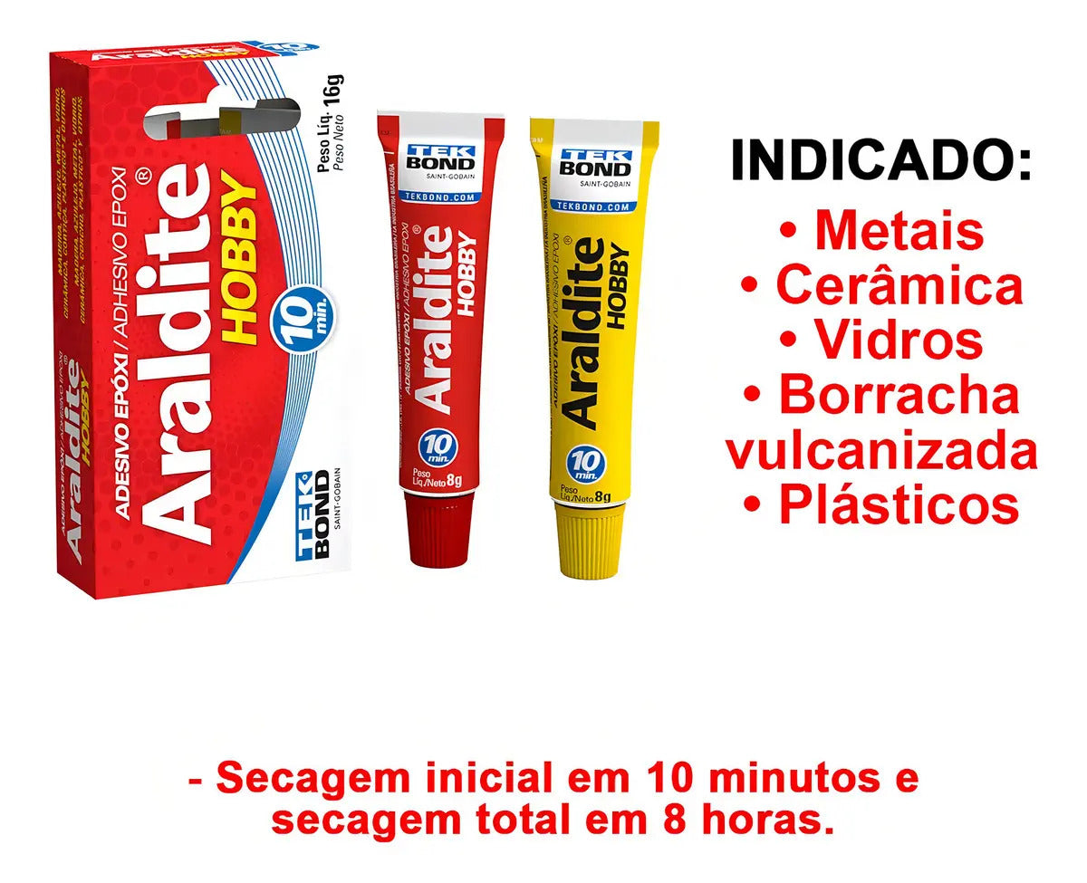 Adesivo Araldite Hobby 16g Tekbond (10min)