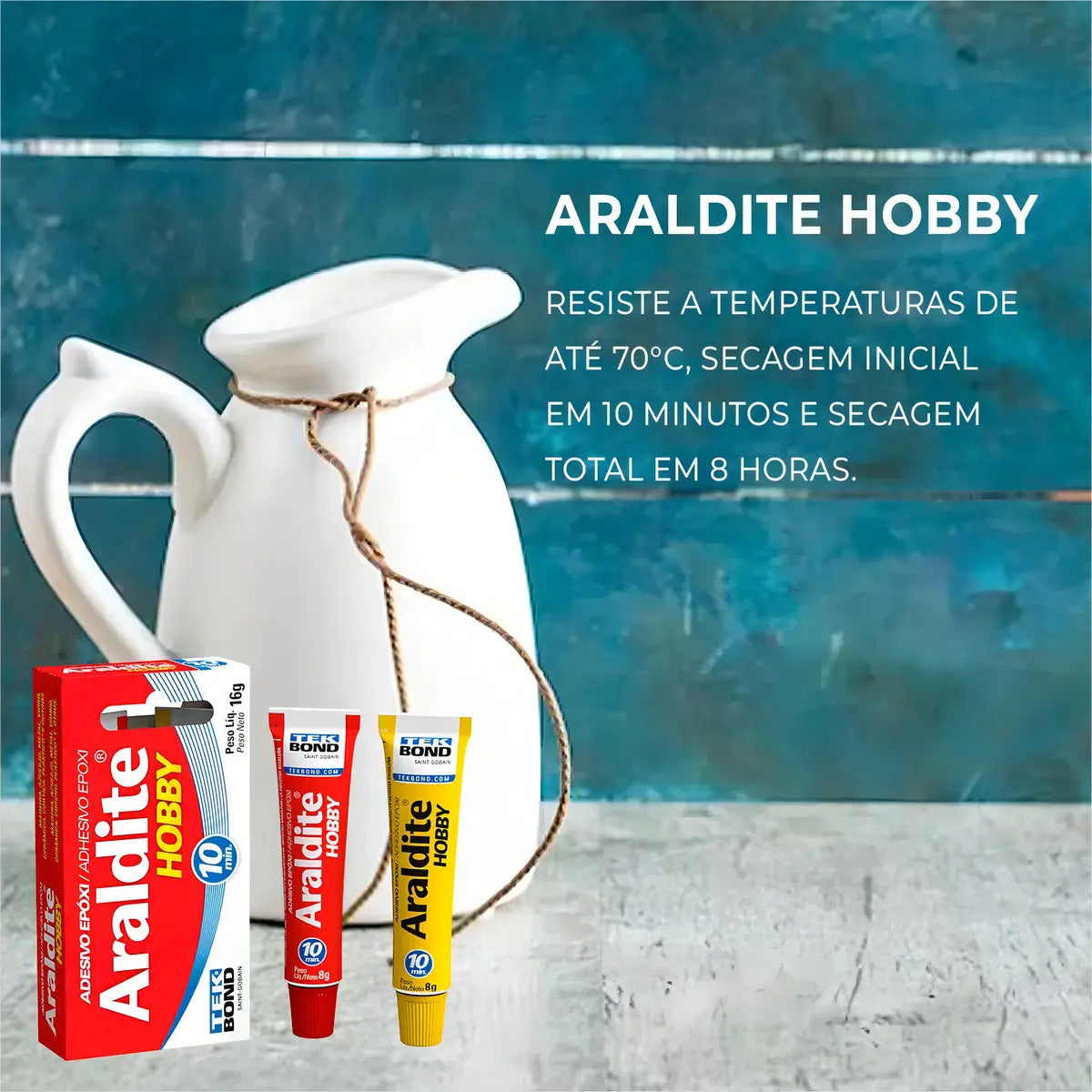 Adesivo Araldite Hobby 16g Tekbond (10min)