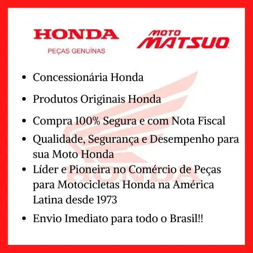Pastilha Freio Traseira Cb 500 F X Cbr 500r Original Honda