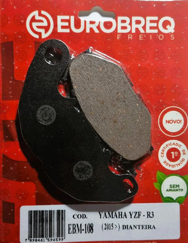 Pastilhas De Freio Eurobreq Ebm108