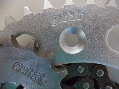 Kit Relação Transmissão Honda Nxr Bros 150 05 Até 14 Gulfair
