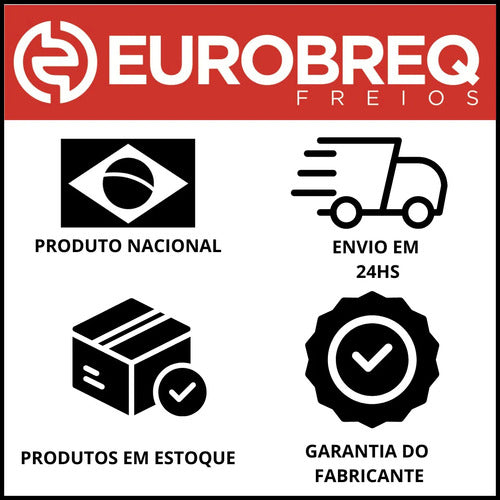 Pastilha Freio Eurobreq Ebm-110 Xmax 250 Mt-03 Yzf R3