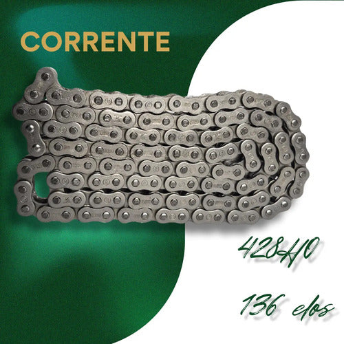 Kit Relação Fz25 Fazer 250 2018 2024 2025 Com Retentor