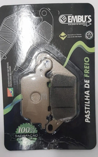 Pastilha Freio Dianteira Yamaha Nmax 160 - 1º Linha Embus