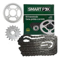 Kit Relação Transmissão Biz 100 (2013-2014-2015) Smart Fox