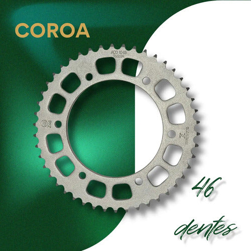 Kit Relação Fz25 Fazer 250 2018 2024 2025 Com Retentor