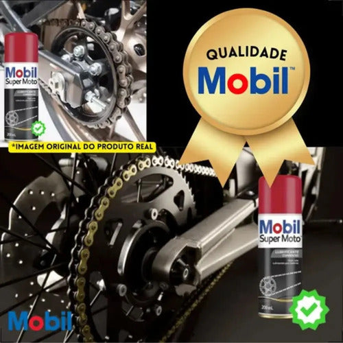 Óleo Lubrificante Super Moto Chain Lub Mobil - 200ml