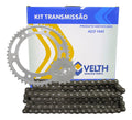 Kit Relação Transmissão Nxr150 Bros 2003 Até 2008 Velth