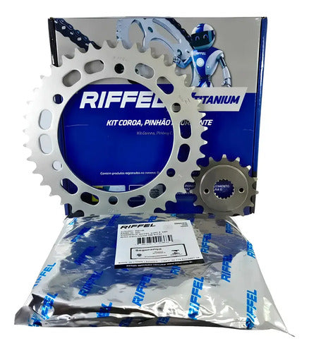 Kit De Relação Moto Nxr Bros 160 Riffel Titanium Xre 190