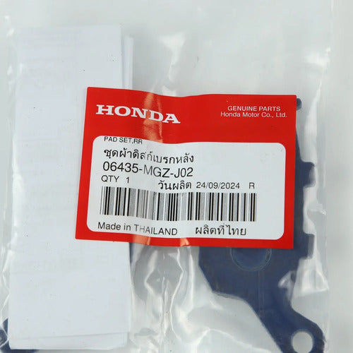 Pastilha Freio Traseira Cb 500 F X Cbr 500r Original Honda