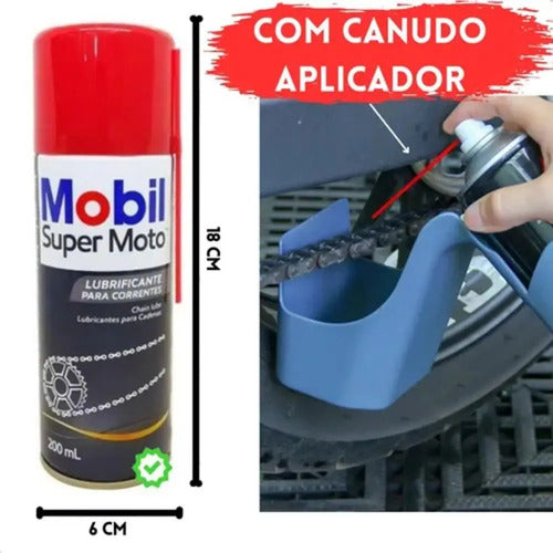 Óleo Lubrificante Super Moto Chain Lub Mobil - 200ml