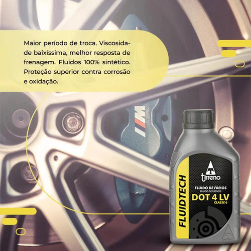 Oleo Freio Fluido Dot 4 Lv Classe 6 Original Tirreno 500 Ml