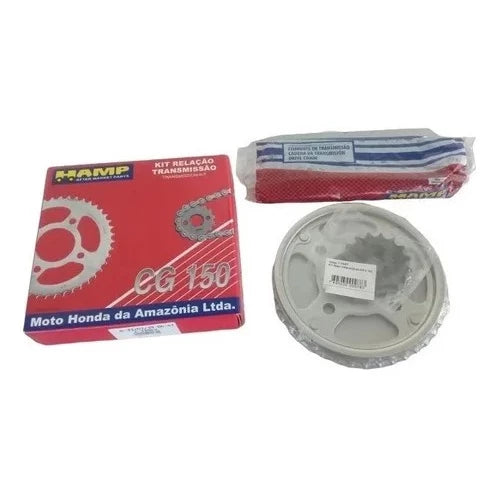 Kit Relação Transmissão Hamp Titan 150 Original Honda