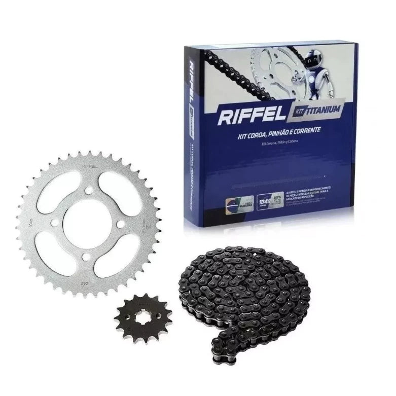kit relação Riffel  Cg 125 00/04  Es / Ks/kse -fan 125 05/08