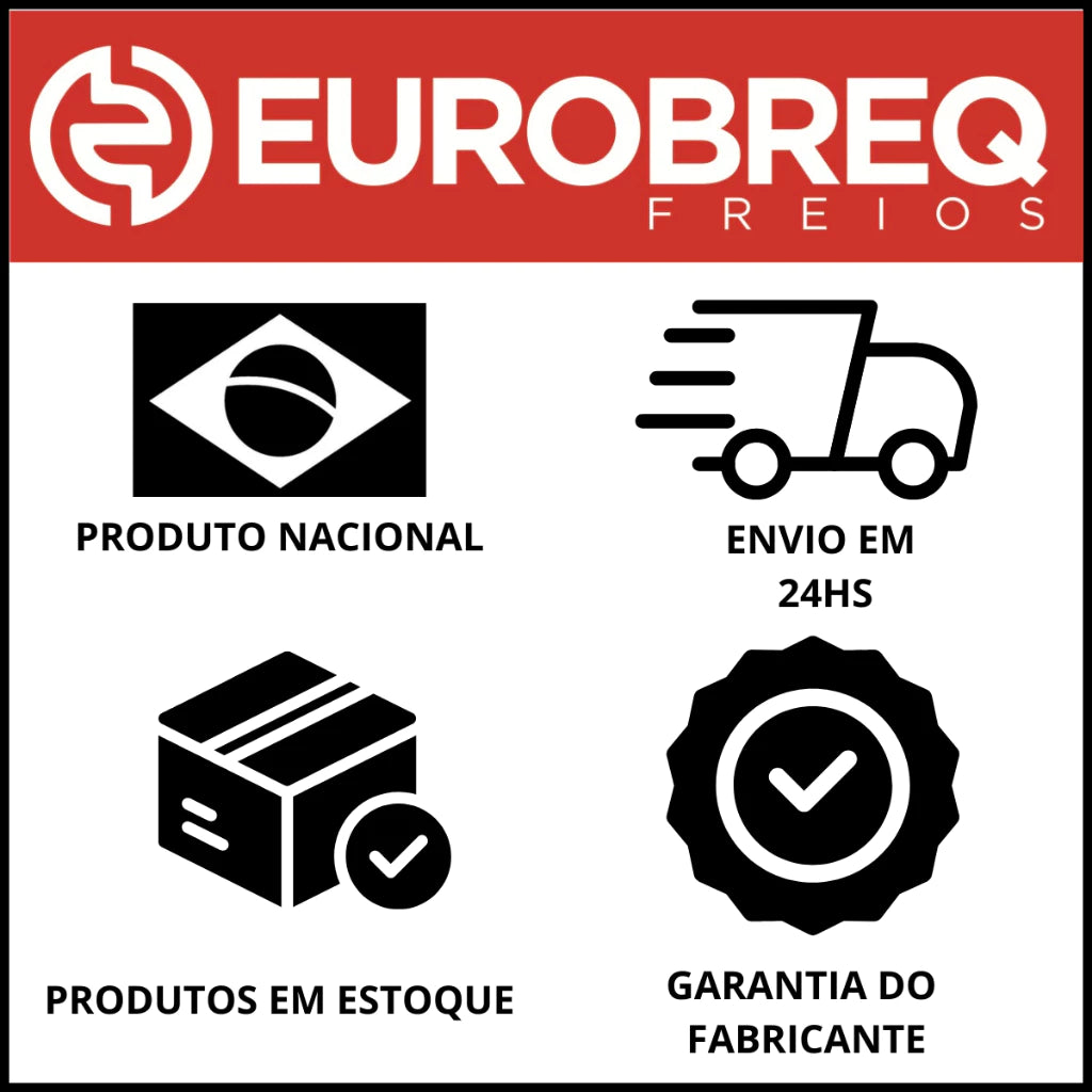 Pastilha Freio EBM129 CBF500 Hornet 750 CBR500 Dianteira