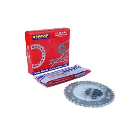 Kit Transmissão Relação XRE300 Sahara Original Honda